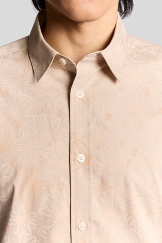 Camisa regular fit - Beige