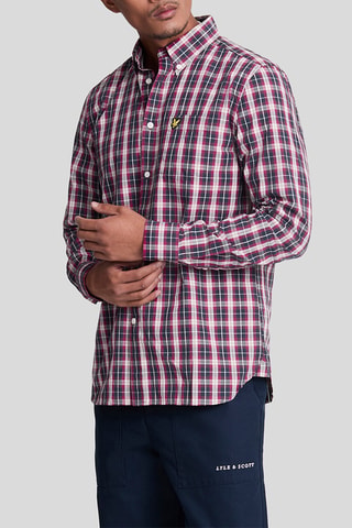 Camisa regular fit - Azul marino