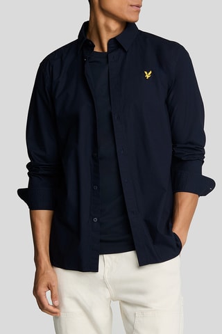 Camisa regular fit - Azul marino