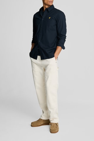 Camisa regular fit - Azul marino