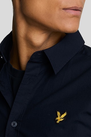 Camisa regular fit - Azul marino