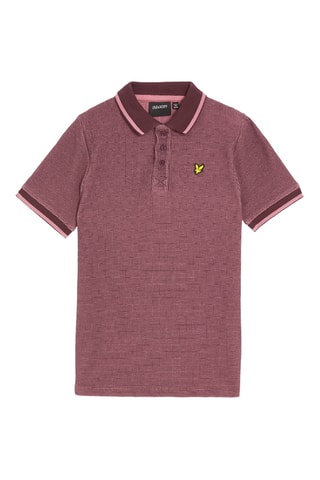 Polo regular fit - Burdeos