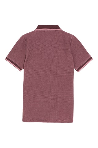 Polo regular fit - Burdeos
