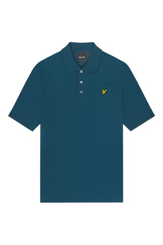 Polo regular fit - Azul pato