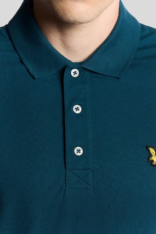 Polo regular fit - Azul petróleo