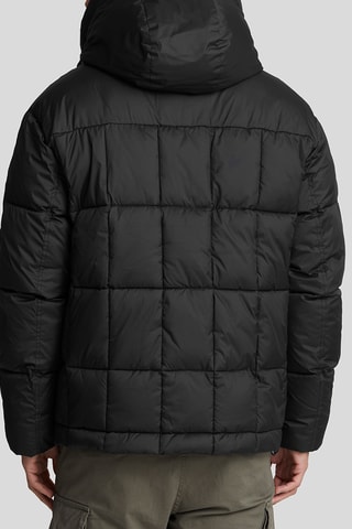 Anorak con capucha - Negro