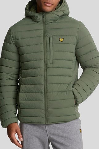 Anorak con capucha - Verde claro