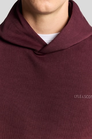Sudadera con capucha - Burdeos