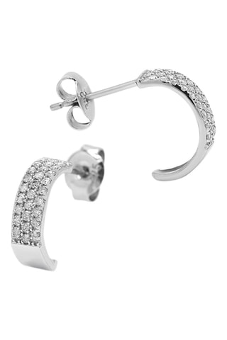 Brincos Masina Ouro branco e diamantes