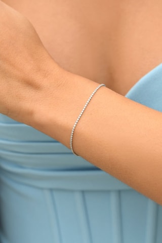 Pulseira Sublime Rivière - Ouro branco e diamantes