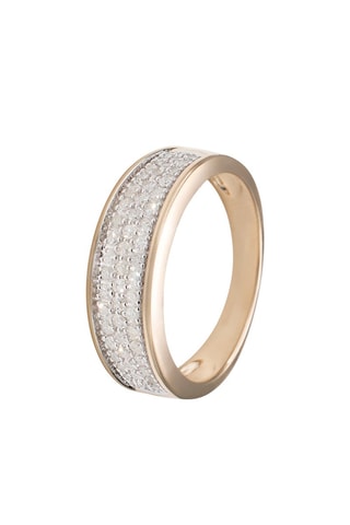 Anel Stars cover your skies Ouro amarelo e diamantes