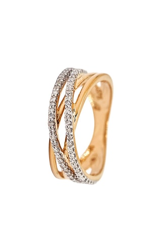 Anel 
Ouro amarelo e diamantes