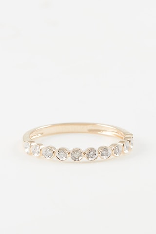Anel 
Ouro amarelo e diamantes
