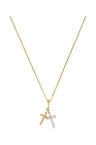 Pendente Ma Foi Ouro amarelo e diamantes