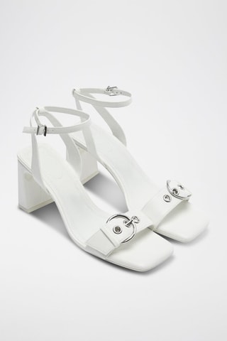 Sandales à talons - Blanc