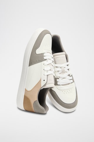 Sneakers - Bianco e grigio scuro