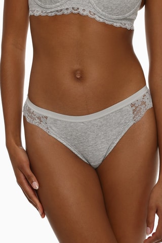 2 tanga - Grigio e bianco