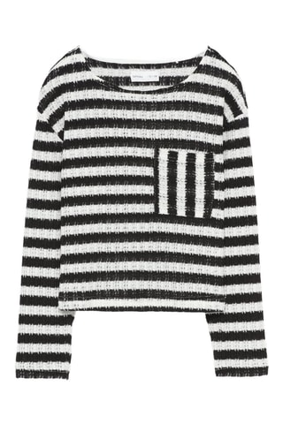Maglia corta - Nero e bianco