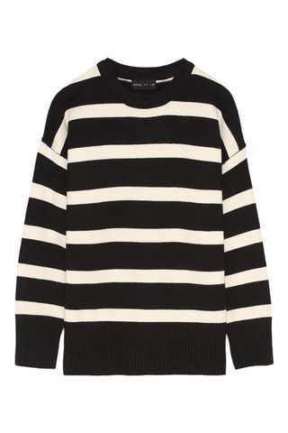 Maglia - Ecrù e navy