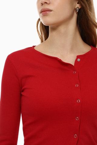 Cardigan - Rosso