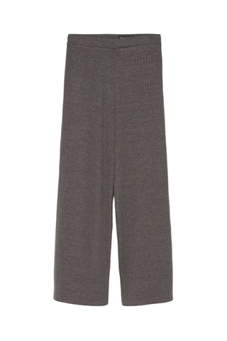 Pantaloni a vita alta - Grigio scuro