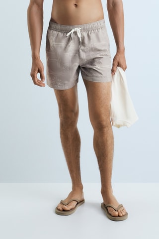 Costume shorts - Beige