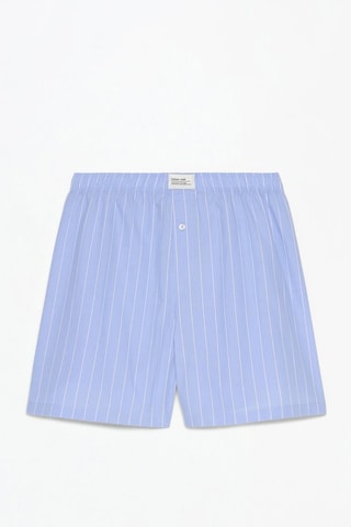 Shorts pigiama - Azzurro e bianco