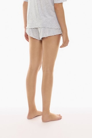 Shorts pigiama - Grigio chiaro melange