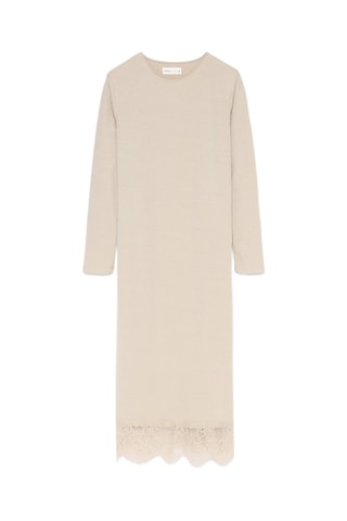 Abito midi - Beige chiaro