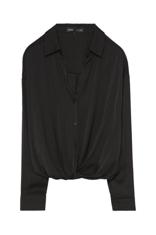 Camicia annodata - Nero