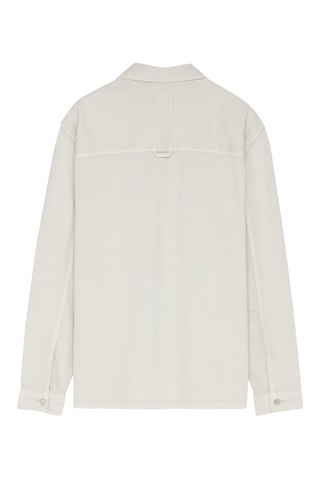 Sovracamicia in jeans - Bianco