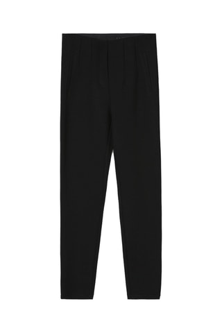 Leggings a vita alta - Nero