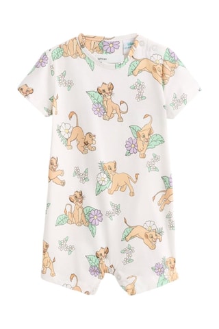 Pigiama Simba e Nala Il re leone Disney - Bianco