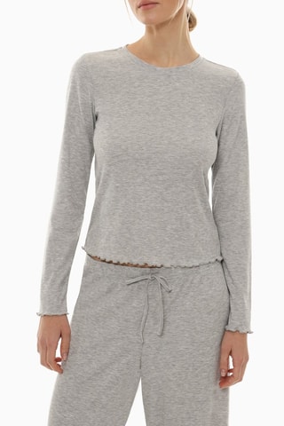 T-shirt pigiama - Grigio melange