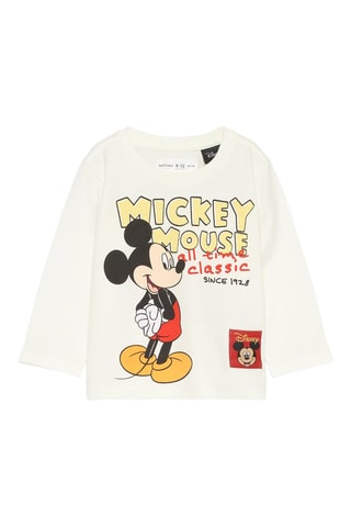 T-shirt Topolino Disney - Ecrù e rosso