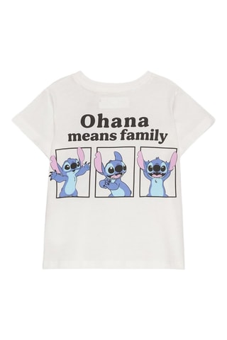T-shirt Stitch Lilo e Stitch Disney - Bianco