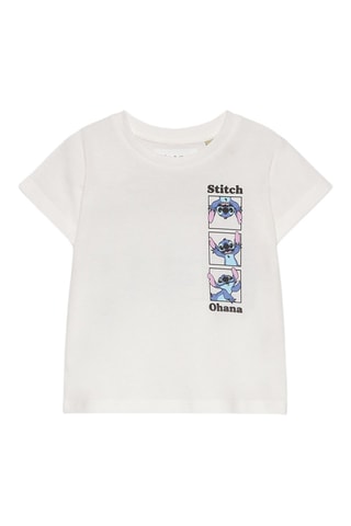 T-shirt Stitch Lilo e Stitch Disney - Bianco