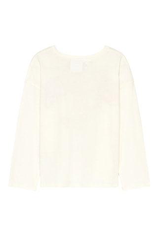 T-shirt - Ecrù e rosa