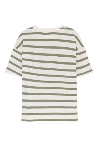 T-shirt - Ecrù e kaki