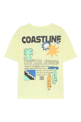 T-shirt - Giallo chiaro e verde chiaro