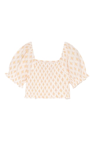 Blusa - Bianco e giallo