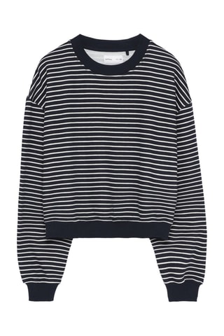 Felpa - Navy e bianco