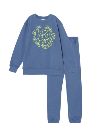 Felpa e pantaloni sportivi - Azzurro
