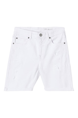 Bermuda in jeans - Bianco