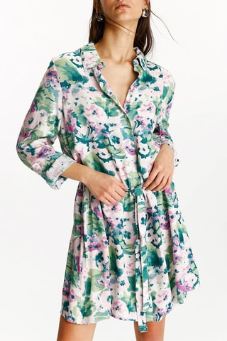 Abito a camicia - Verde
