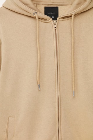 Felpa con cappuccio - Beige