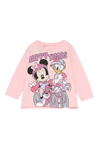 T-shirt Minni e Paperina Disney - Salmone