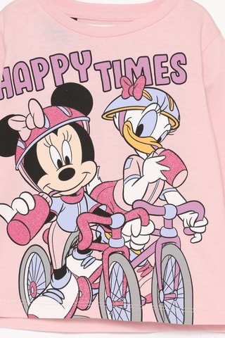 T-shirt Minni e Paperina Disney - Salmone