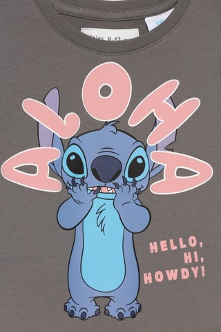 T-shirt Stitch Lilo & Stitch Disney - Grigio scuro