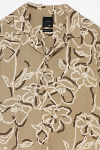 Camicia - Beige e marrone